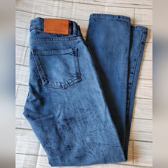 Stella McCartney Acid-Wash Blue Jeans Size 25 - Picture 6 of 15
